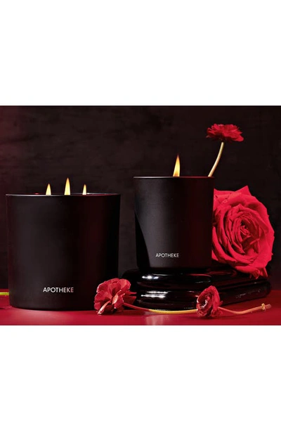 Apotheke Charcoal Rouge Classic Scented Candle In Black