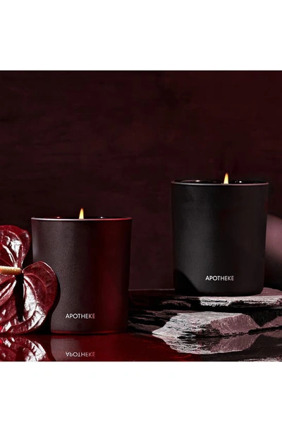 Apotheke Charcoal Rouge Classic Scented Candle In Black