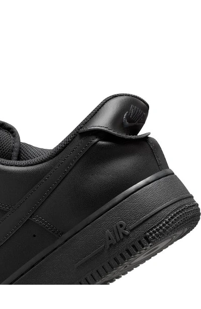 Shop Nike Air Force 1 '07 Flyease Sneaker In Black/ Black/ Black