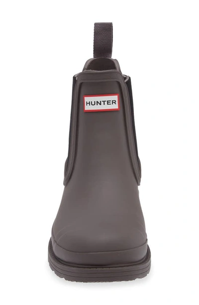Shop Hunter Commando Waterproof Chelsea Boot In Seep