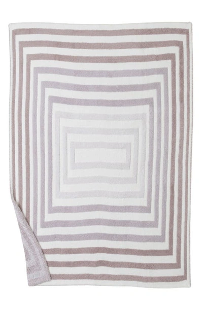 Barefoot Dreams Cozychic Prismatic Throw Blanket In Taupe Multi
