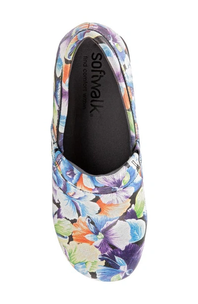 Softwalk Meredith Sport Clog In Tropical Flowers