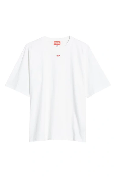 Shop Diesel T-boxt-d T-shirt In White