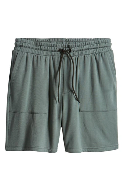 Shop Threads 4 Thought Casper Fleece Drawstring Shorts In Seagrass