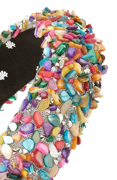 Shop Lele Sadoughi Alice Crystal Headband In Crystal Confetti