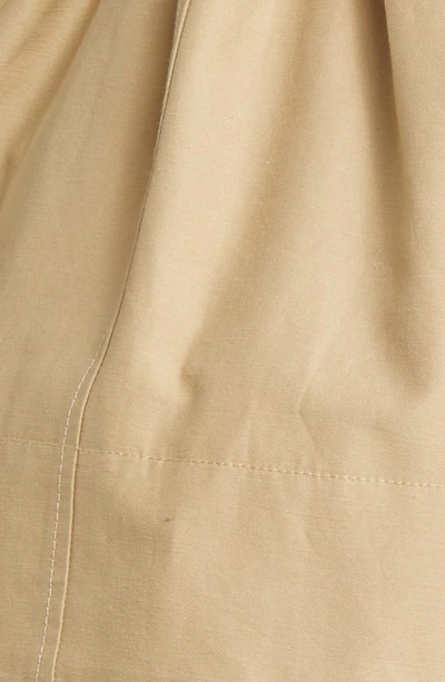 Shop Rails Lucien Cotton & Linen Short Trench Coat In Khaki
