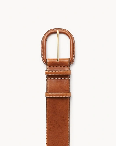 Shop By Malene Birger Salinna Leather Belt In Brown