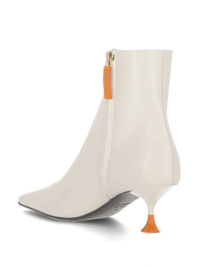 Shop 3juin Boots In Oxfor Ivory