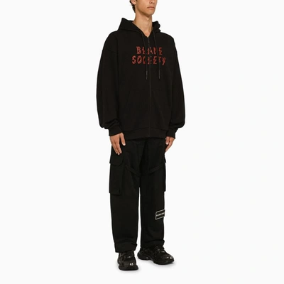 Shop M44 Label Group 44 Label Group Greed Hoodie In Black