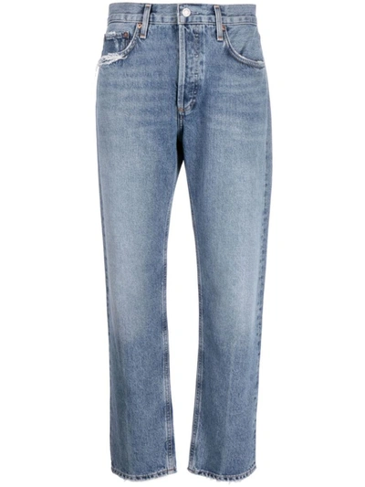 Agolde 90's Pinch Waist Jeans In Blue