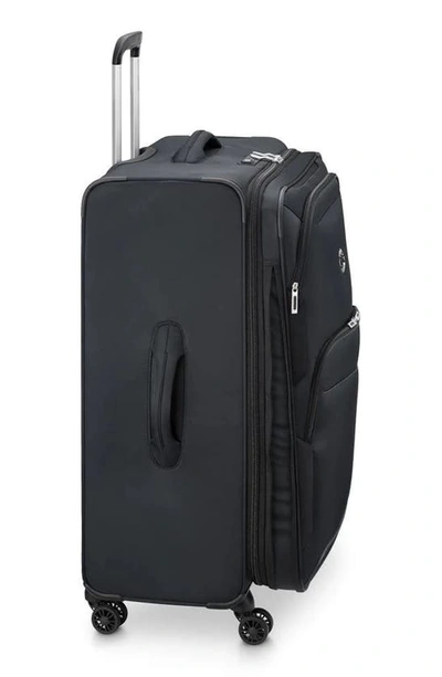 Shop Delsey Sky Max 2.0 28" Expandable Spinner Suitcase In Black