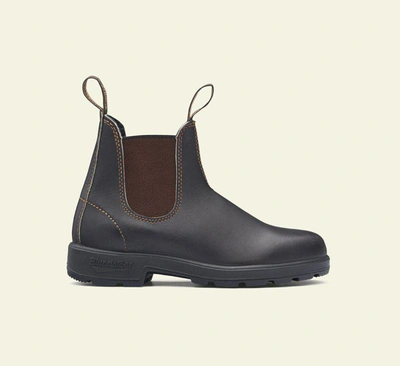 Blundstone Elastic Sided V-cut Ankle Boots In Brown