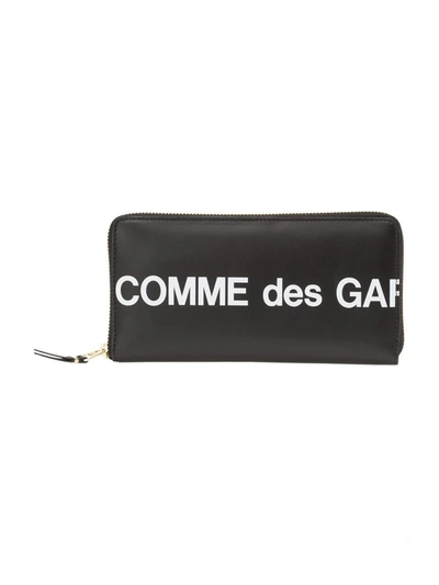 Shop Comme Des Garçons Huge Logo Accessories In Black