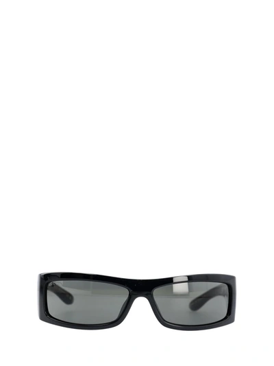 Shop Gucci Glasses In Black-black-grey