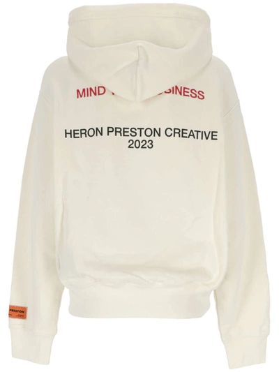 Shop Heron Preston Sweaters In Ivory Black