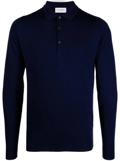 Shop John Smedley Sweaters In Blue