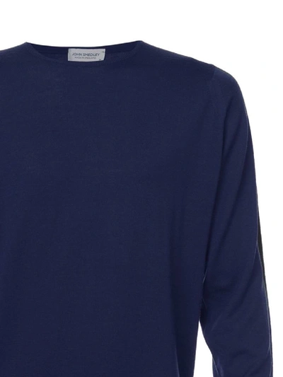 Shop John Smedley Sweaters In Lapis Blue