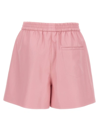 Shop Nanushka 'brenna' Bermuda Shorts In Pink