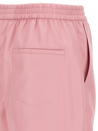 Shop Nanushka 'brenna' Bermuda Shorts In Pink