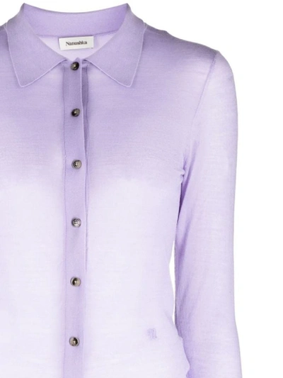 Shop Nanushka Sweaters In Purple