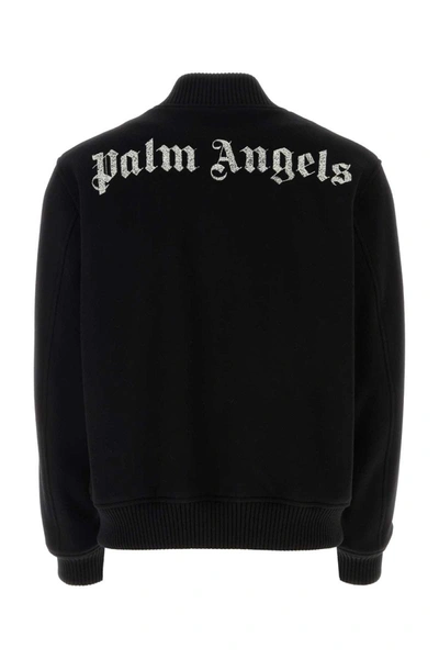 Shop Palm Angels Jackets In Black