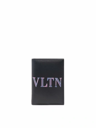 Shop Valentino Garavani Wallet Logo Accessories In Black