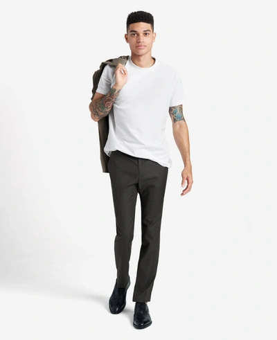 Kenneth Cole Essential Stretch Crew Neck T-shirt In White