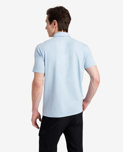 Shop Kenneth Cole The Performance Polo In Light Blue
