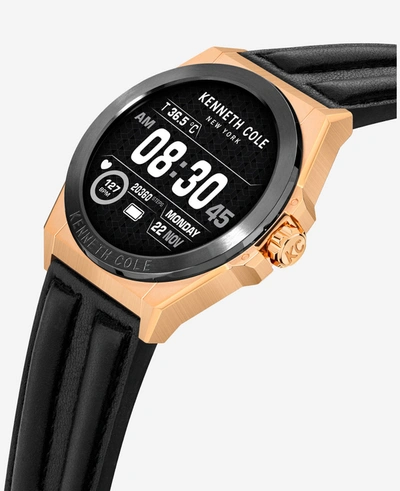 Kenneth Cole The Wellness Smartwatch 2.0 With Interchangeable Band Set In Black