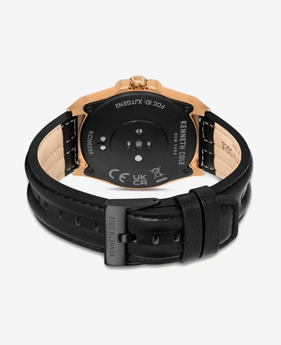 Kenneth Cole The Wellness Smartwatch 2.0 With Interchangeable Band Set In Black