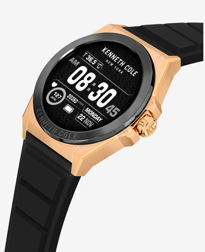 Kenneth Cole The Wellness Smartwatch 2.0 With Interchangeable Band Set In Black