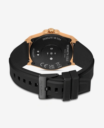 Kenneth Cole The Wellness Smartwatch 2.0 With Interchangeable Band Set In Black