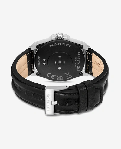 Shop Kenneth Cole The Wellness Smartwatch 2.0 With Interchangeable Band Set In Black