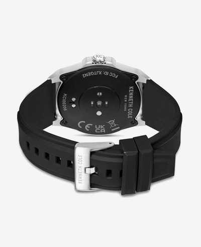 Shop Kenneth Cole The Wellness Smartwatch 2.0 With Interchangeable Band Set In Black