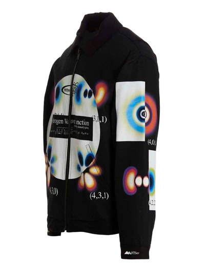 Msftsrep Cootn Twill Hydrogen Wave Jacket With Gradient Print