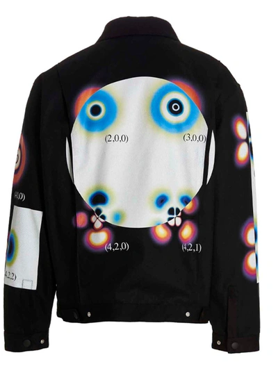 Msftsrep Cootn Twill Hydrogen Wave Jacket With Gradient Print