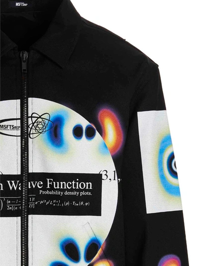 Msftsrep Cootn Twill Hydrogen Wave Jacket With Gradient Print