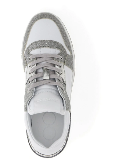 Shop Jimmy Choo Florence Sneakers Silver