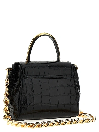 Shop Versace La Medusa Hand Bags Black