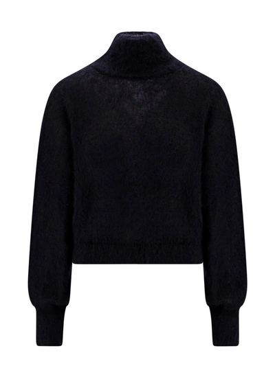 Shop Alberta Ferretti Sweater In Black