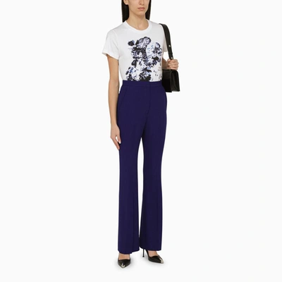 Shop Alexander Mcqueen Printed T-shirt With Logo In White