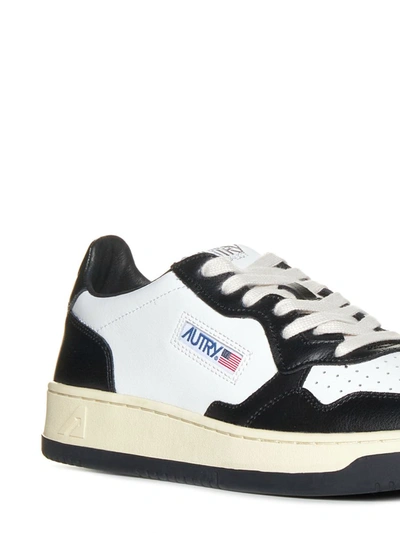 Shop Autry Sneakers In Leat/leat Wht/blk