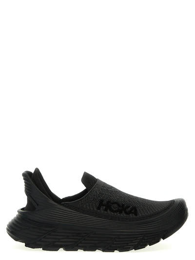 Shop Hoka One One Restore Tc Sneakers Black