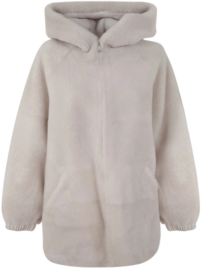 Shop Blancha ® Shearling Jacket Clothing In White