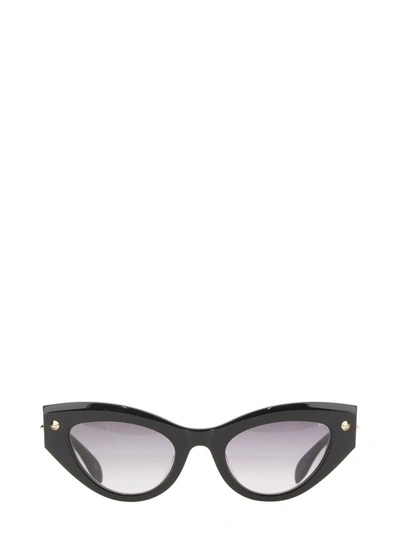 Shop Alexander Mcqueen Cat-eye Sunglasses Spike Studs In Black