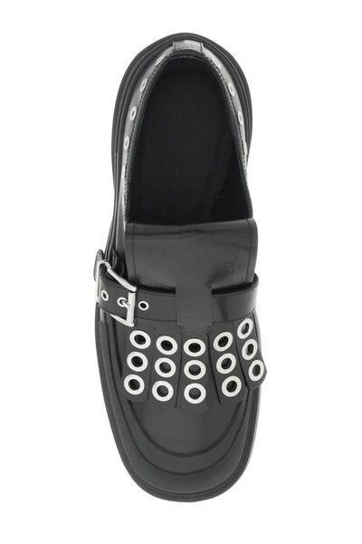 Shop Alexander Mcqueen Loafers With Studs In Black