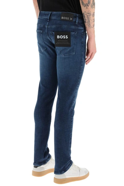 Shop Hugo Boss Boss Delaware Slim Fit Jeans In Blue