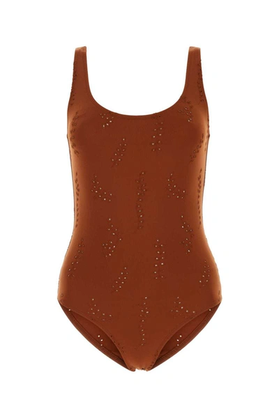 Shop Chloé Chloe Swimsuits In Red
