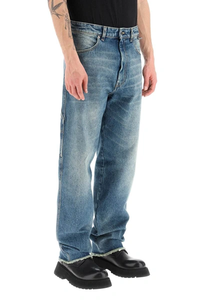 Shop Darkpark 'john' Workwear Jeans In Blue
