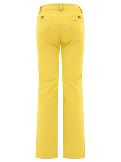Shop Ines De La Fressange "charlotte" Trousers In Yellow